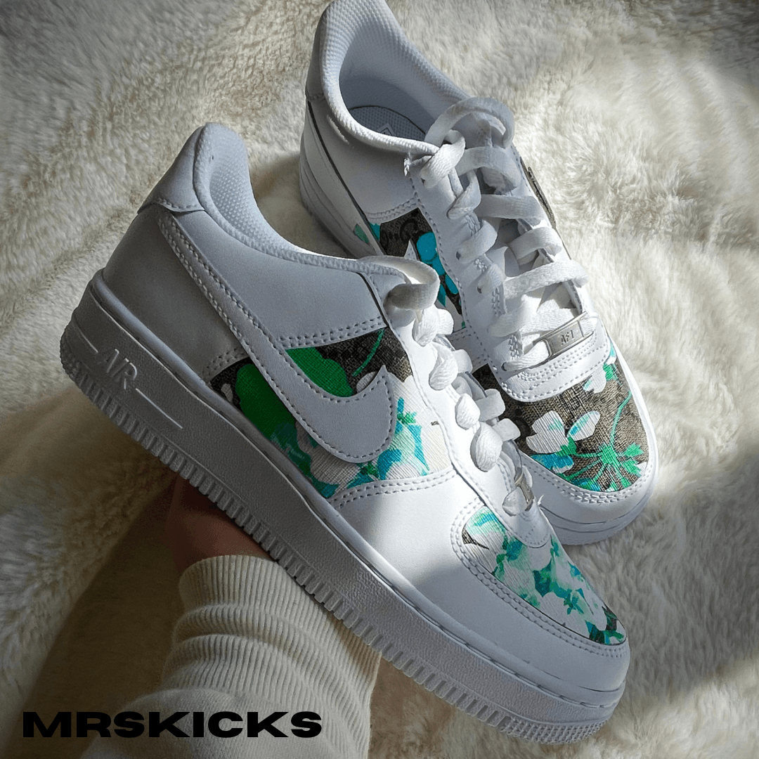 Gucci Air Force 1 Custom in 2023  Air force 1 custom, Sneakers fashion,  Unique shoes