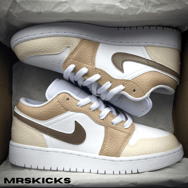 Custom Jordan 1 Low - Reverse Swoosh – tinysneaker