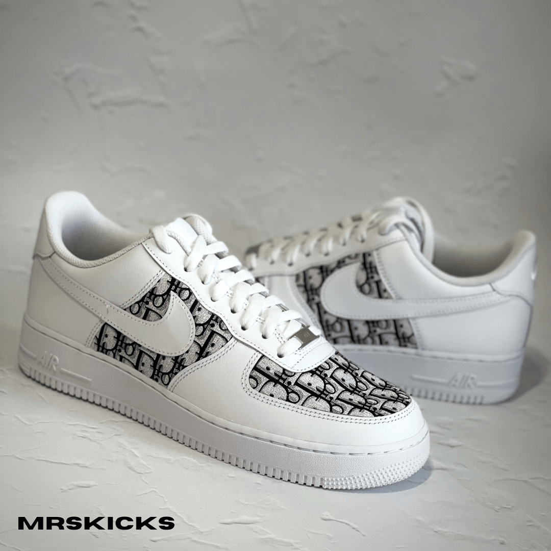 Nike air force 1 2025 white custom