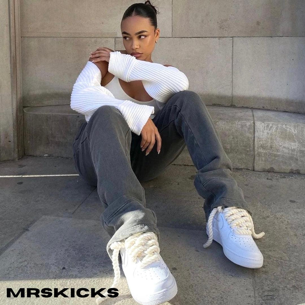 Customized Rope airforce 1 , Cream rope airforce 1 custom , customised sneakers , personalised shoes , custom sneaker , custom nike shoes , rope shoe lace airforce one , AF1 custom , personalised trainers , Personalised sneakers , Custom nike Airforce 1 , Cream rope shoe laces