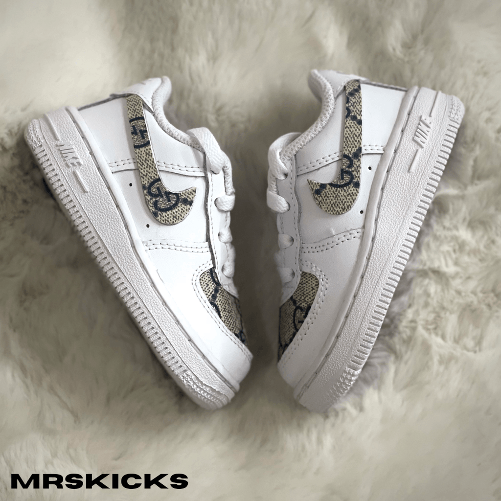 customised baby shoes , custom baby shoes , custom baby airforces , airforce 1 toddler , baby gucci shoes , custom sneakers , customised shoes by mrskicksuk mrskicksltd, custom airforce 1 customised airforce one gucci airforces, baby shower gifts , custom shoes for kids , children airforce 1 gucci print 