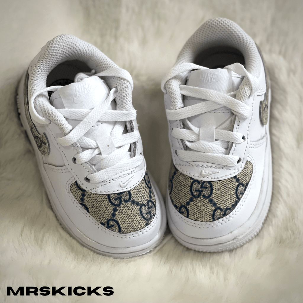 gucci airforce one for toddlers customised baby shoes , custom baby shoes , custom baby airforces , airforce 1 toddler , baby gucci shoes , custom sneakers , customised shoes by mrskicksuk mrskicksltd, custom airforce 1 customised airforce one gucci airforces